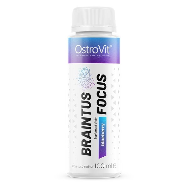Натуральная добавка OstroVit Braintus Focus Shot, 100 мл Черника,  мл, OstroVit. Hатуральные продукты. Поддержание здоровья 