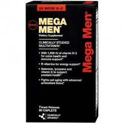 Mega Men, 90 pcs, GNC. Vitamin Mineral Complex. General Health Immunity enhancement 