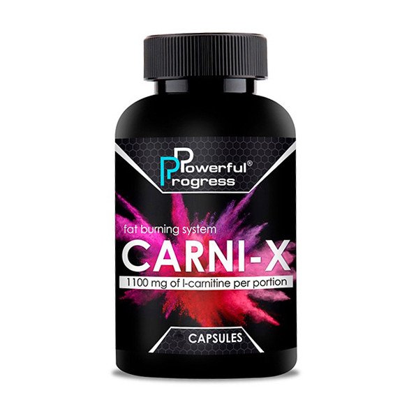 Л-карнитин Powerful Progress Carni-X (60 капс) паверфул прогресс,  мл, Powerful Progress. L-карнитин. Снижение веса Поддержание здоровья Детоксикация Стрессоустойчивость Снижение холестерина Антиоксидантные свойства 