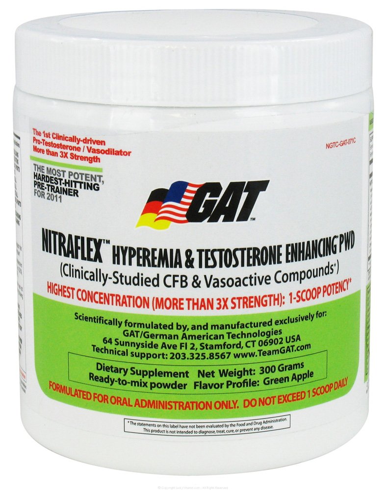 Nitraflex, 300 g, GAT. Pre Entreno. Energy & Endurance 