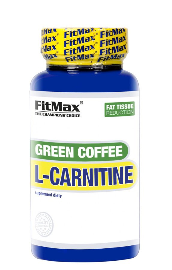 FitMax Жиросжигатель FitMax Green Coffee L-Carnitine, 90 капсул СРОК 11.21, , 
