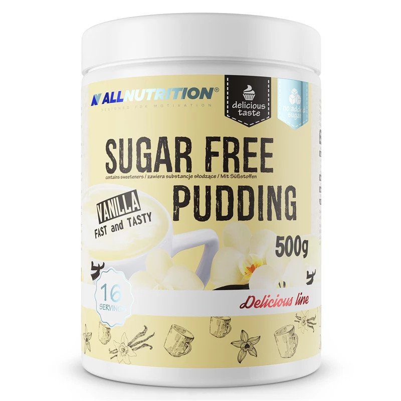 AllNutrition Заменитель питания AllNutrition Sugar Free Pudding, 500 грамм Ваниль, , 500 грамм