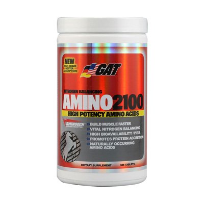 Amino 2100, 325 piezas, GAT. Complejo de aminoácidos. 