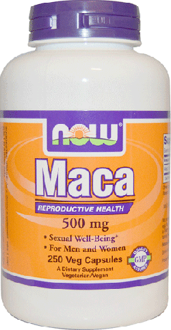 Maca 500 mg, 250 шт, Now. Бустер тестостерона. Поддержание здоровья Повышение либидо Aнаболические свойства Повышение тестостерона 