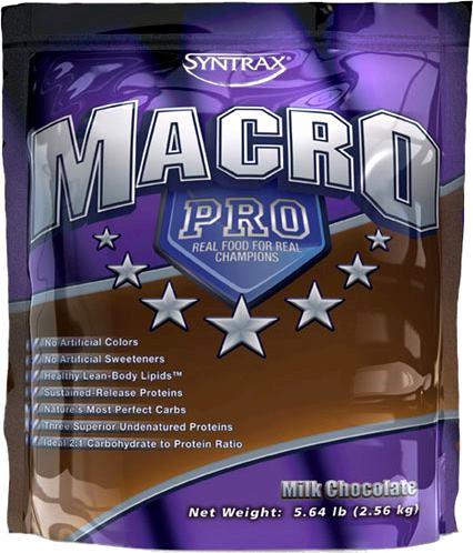 Гейнер для набора массы Syntrax Macro Pro (2.53 кг) синтракс макро про vanilla bean,  мл, Syntrax. Гейнер. Набор массы Энергия и выносливость Восстановление 