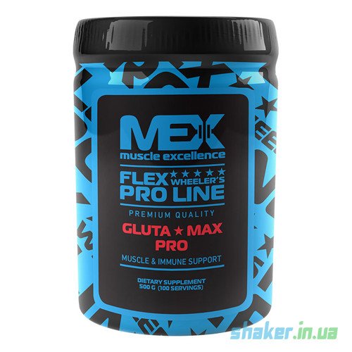 Глютамин MEX Nutrition Gluta-Max Pro (500 г) мекс нутришн Без вкуса,  мл, MEX Nutrition. Глютамин. Набор массы Восстановление Антикатаболические свойства 