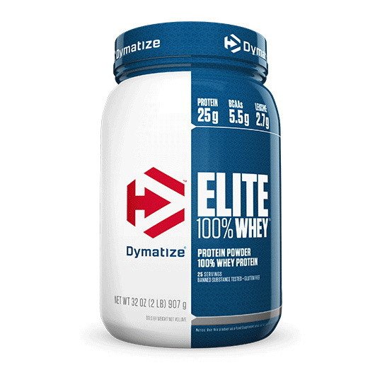 Dymatize Nutrition Сывороточный протеин концентрат Dymatize 100% Elite Whey Protein (920 г) диматайз элит вей  gourmet vanilla, , 0.907 