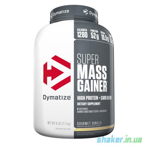 Гейнер для набора массы Dymatize Super Mass Gainer (2,7 кг) диматайз супер масс gourmet vanilla,  ml, Dymatize Nutrition. Gainer. Mass Gain Energy & Endurance स्वास्थ्य लाभ 