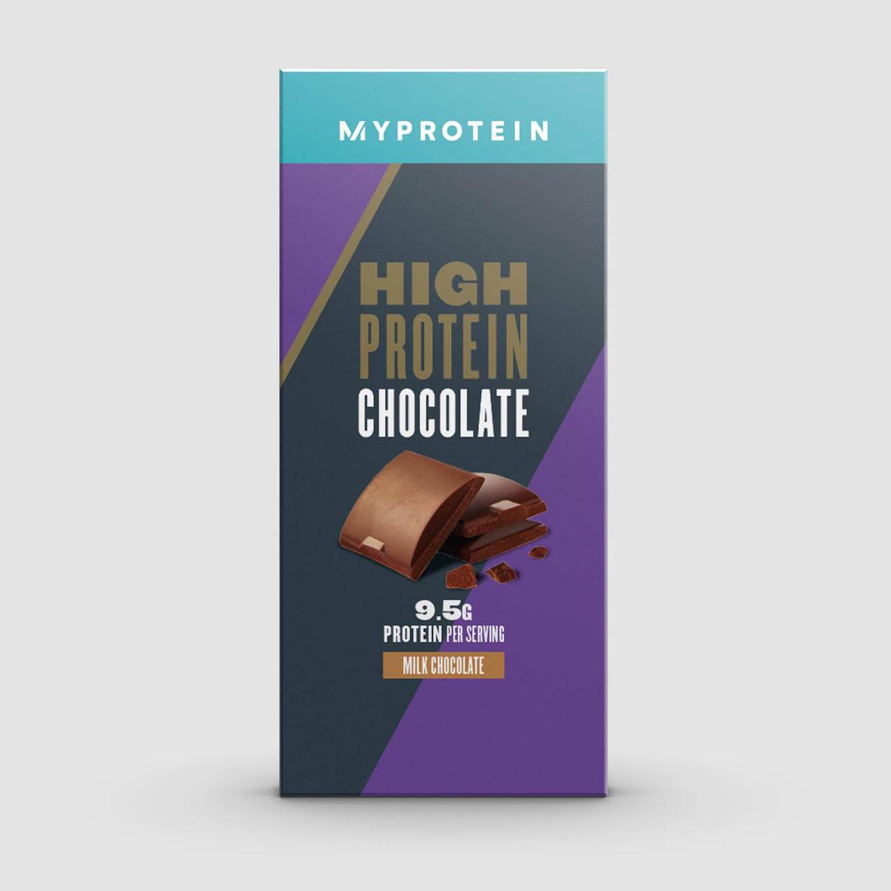 Протеиновый шоколад MyProtein Hight Protein Chocolate 70 g (Milk Chocolate),  мл, MyProtein. Батончик. 