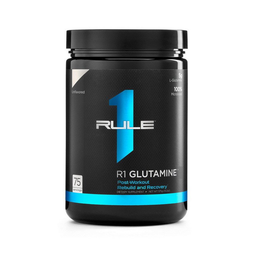 Глютамин R1 (Rule One) Glutamine (375 г) рул 1 ван  unflavored,  ml, Rule One Proteins. Glutamine. Mass Gain स्वास्थ्य लाभ Anti-catabolic properties 