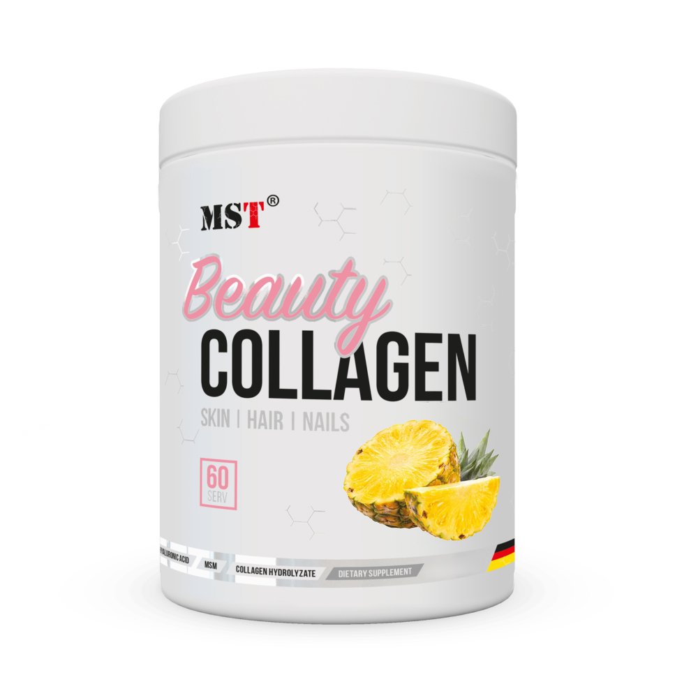 Препарат для суставов и связок MST Collagen Beauty, 450 грамм Ананас,  ml, MST Nutrition. For joints and ligaments. General Health Ligament and Joint strengthening 