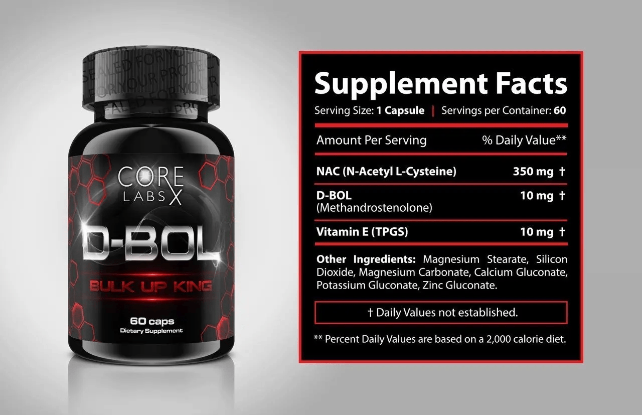 CORE LABS DBOL 60 шт. / 60 servings,  мл, Core Labs. Спец препараты