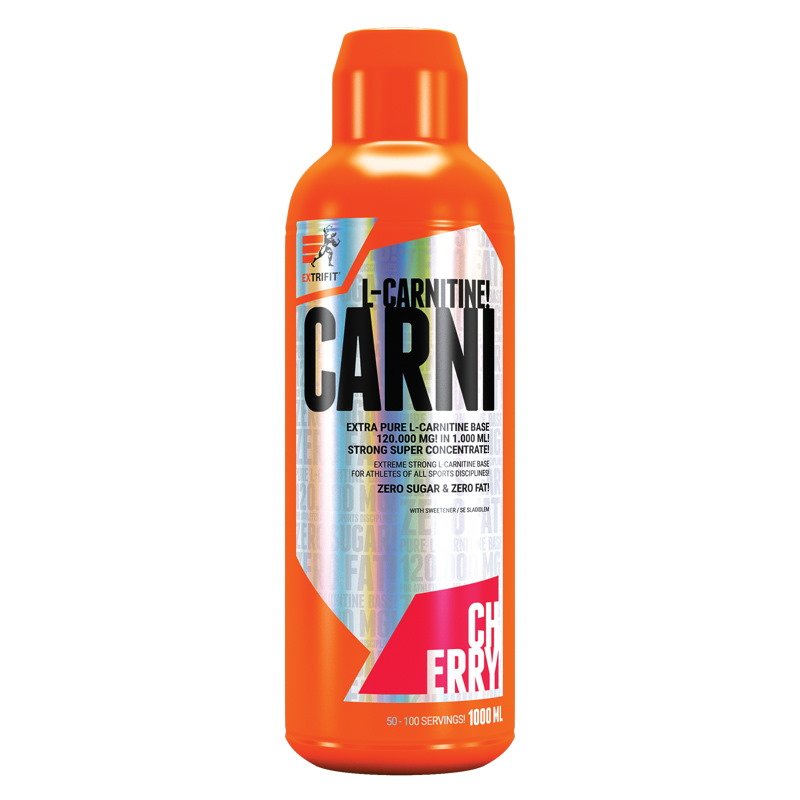 Жиросжигатель Extrifit Carni 120 000 Liquid, 1 литр Вишня,  ml, EXTRIFIT. Fat Burner. Weight Loss Fat burning 