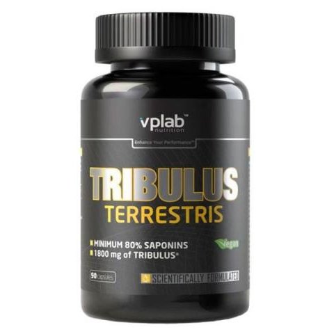 Стимулятор тестостерона VPLab Tribulus Terrestris, 90 капсул,  мл, VPLab. Трибулус. Поддержание здоровья Повышение либидо Повышение тестостерона Aнаболические свойства 