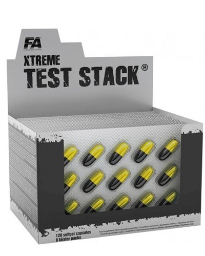 Xtreme Test Stack, 120 piezas, Fitness Authority. Complejos de Tribulus y ZMA. 