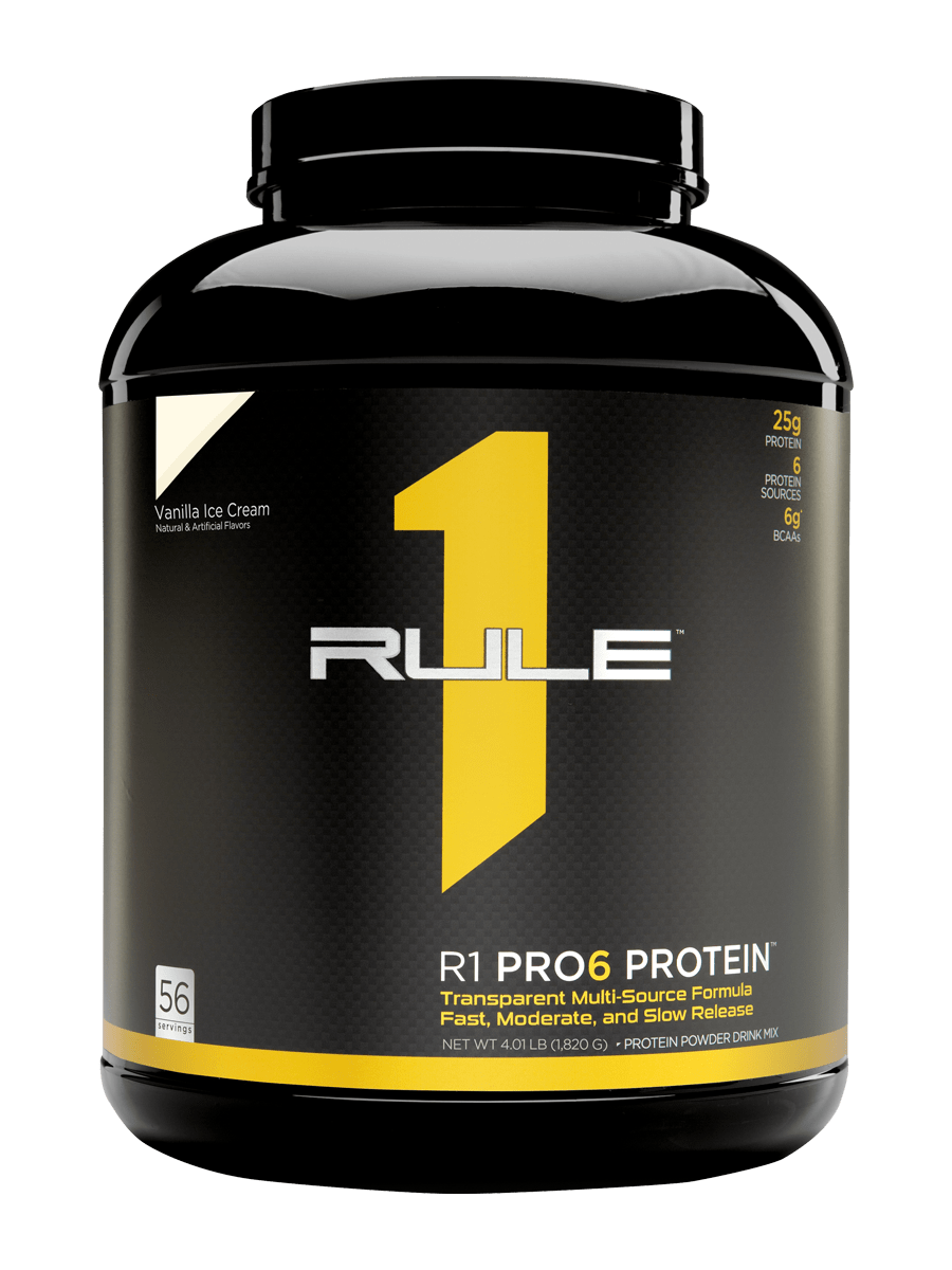 Сывороточный протеин изолят R1 (Rule One) Pro 6 Protein 1820 грамм Ванильное мороженое,  мл, Rule One Proteins. Сывороточный изолят. Сухая мышечная масса Снижение веса Восстановление Антикатаболические свойства 