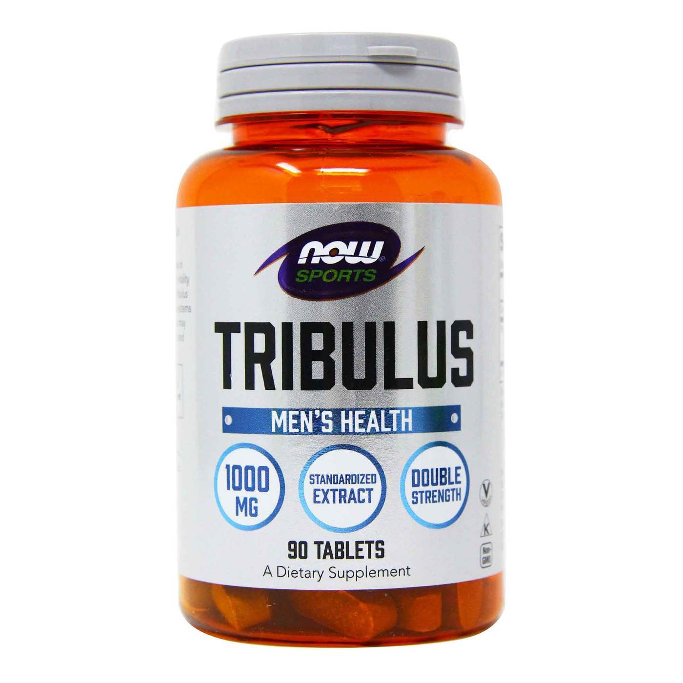 Стимулятор тестостерона NOW Sports Tribulus 1000 mg, 90 таблеток,  мл, Now. Трибулус. Поддержание здоровья Повышение либидо Повышение тестостерона Aнаболические свойства 