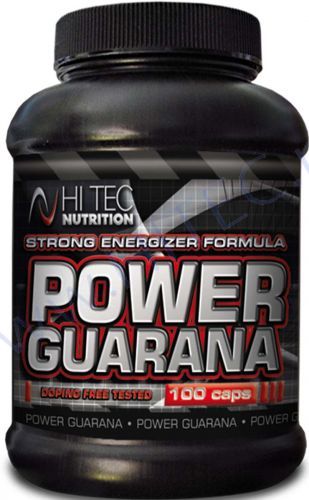 Power Guarana, 100 pcs, Hi Tec. Guarana. Weight Loss Energy & Endurance Appetite reducing Strength enhancement 