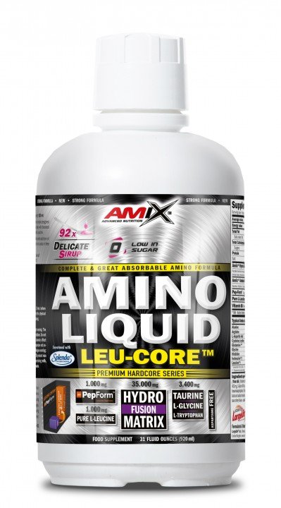 Amino Liquid Leu-CORE, 920 мл, AMIX. Аминокислотные комплексы. 