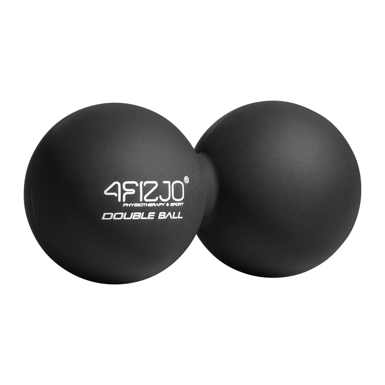 Масажний м'яч подвійний 4FIZJO Lacrosse Double Ball 6.5 x 13.5 см 4FJ1226 Black,  ml, 4FIZJO. Accessories. 