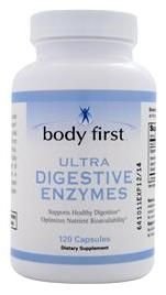 Ultra Digestive Enzymes, 120 pcs, Body First. Special supplements. 