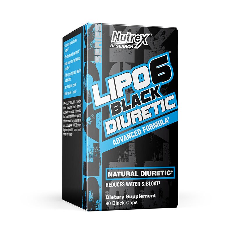 Жиросжигатель Nutrex Research Lipo-6 Diuretic, 80 капсул,  ml, Nutrex Research. Fat Burner. Weight Loss Fat burning 