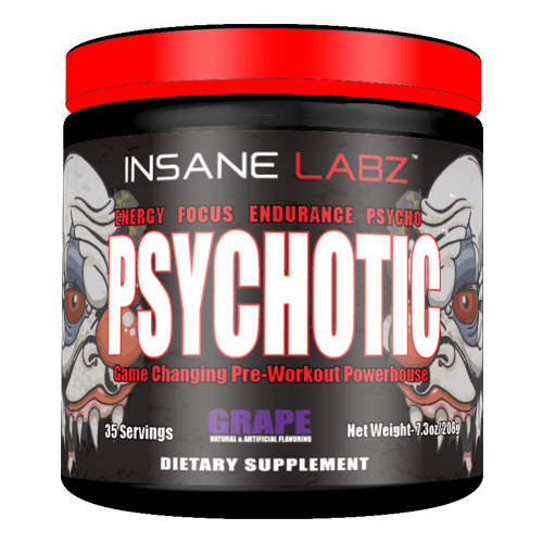 Insane Labz  Psychotic 220g / 35 servings,  ml, Insane Labz. Pre Workout. Energy & Endurance 