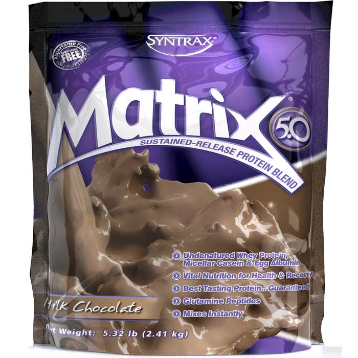 Протеин Syntrax Matrix, 2.27 кг Молочный шоколад,  мл, Syntrax. Протеин. Набор массы Восстановление Антикатаболические свойства 