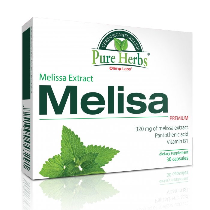 Натуральная добавка Olimp Melisa Premium, 30 капсул,  ml, Olimp Labs. Natural Products. General Health 