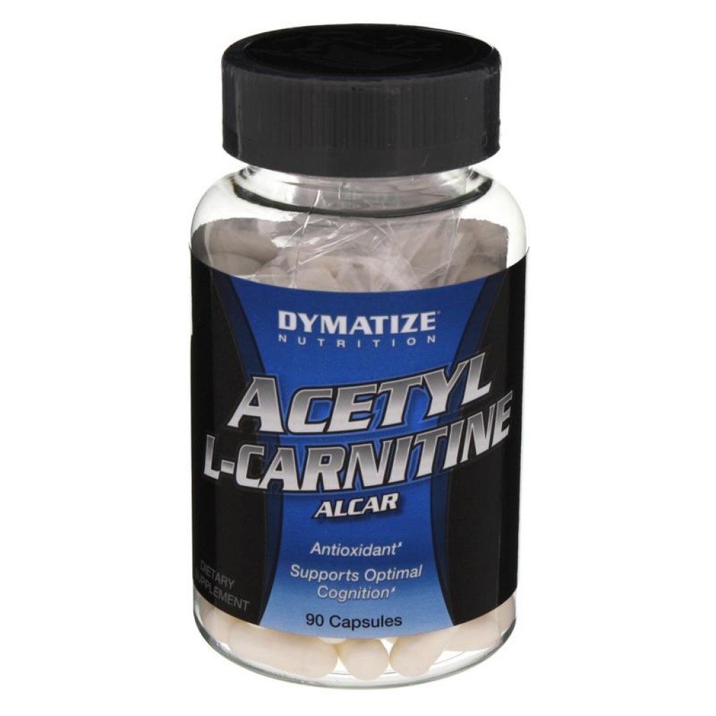 Acetyl L-carnitine Alcar, 90 шт, Dymatize Nutrition. L-карнитин. Снижение веса Поддержание здоровья Детоксикация Стрессоустойчивость Снижение холестерина Антиоксидантные свойства 