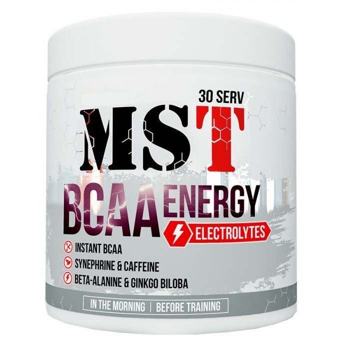 MST Nutrition БЦАА MST BCAA Energy 315 грамм Персиковый чай, , 