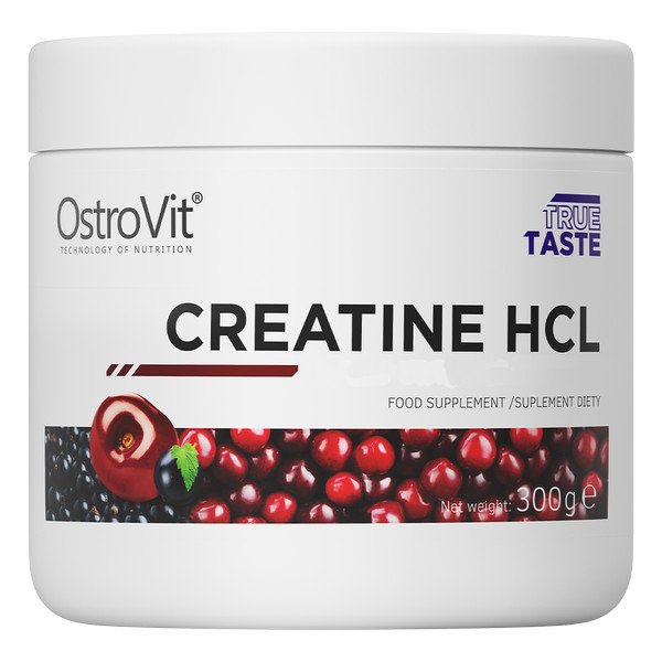 Креатин OstroVit Creatine HCL, 300 грамм Черная смородина-вишня,  мл, OstroVit. Креатин. Набор массы Энергия и выносливость Увеличение силы 