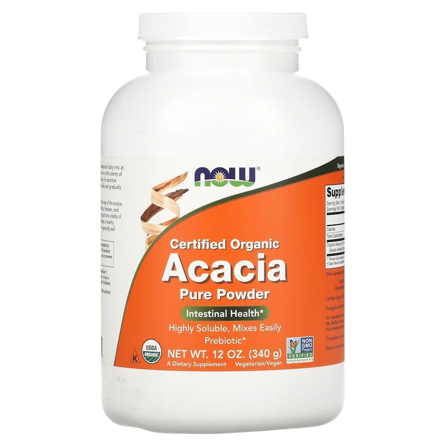 Now Натуральная добавка NOW Acacia Fiber, 340 грамм, , 340 
