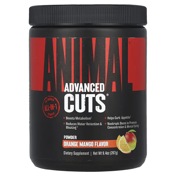 Universal Nutrition Universal Nutrition Animal Cuts Powder 267 g Orange-Mango, , 267 г