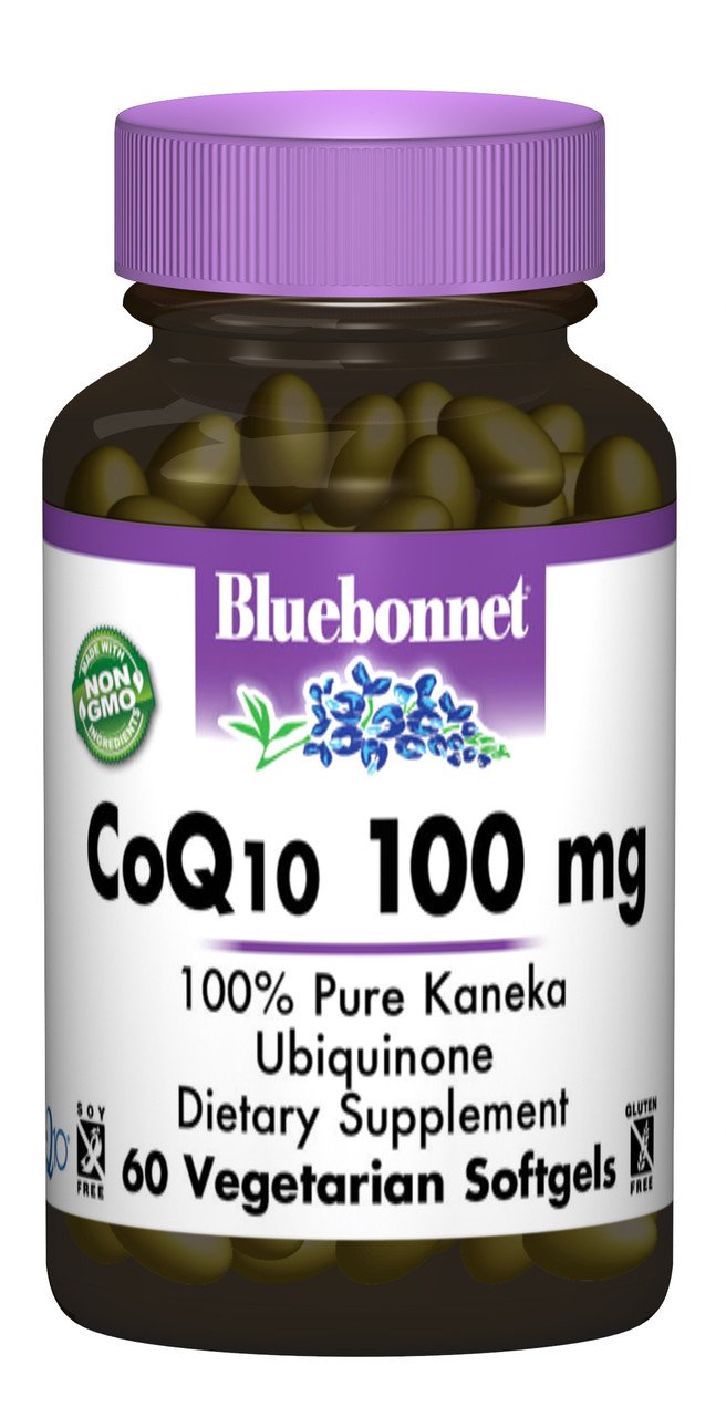 Bluebonnet Nutrition Коэнзим Q10 100мг, Bluebonnet Nutrition, 60 желатиновых капсул, , 60 