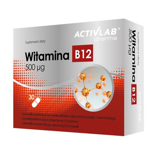 ActivLab Витамин Б12 Activlab Witamina B12 (30 таб) активлаб, , 