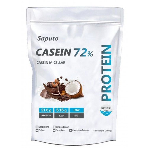 Протеїн Saputo Casein Micellar 72 % 900 g,  мл, Saputo. Протеин. Набор массы Восстановление Антикатаболические свойства 