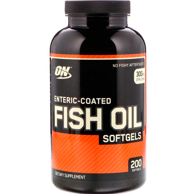 Жирные кислоты Optimum Fish Oil, 200 капсул,  мл, Optimum Nutrition. Жирные кислоты (Omega). Поддержание здоровья 