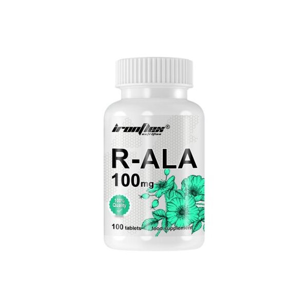 IronFlex Натуральная добавка IronFlex R-ALA 100 mg, 100 таблеток, ,