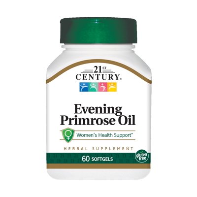 Жирные кислоты 21st Century Evening Primrose Oil, 60 капсул,  ml, 21st Century. Fats. General Health 