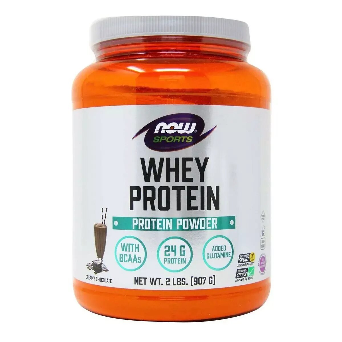 Протеин NOW Sports Whey Protein, 907 грамм Ваниль,  мл, Now. Протеин. Набор массы Восстановление Антикатаболические свойства 