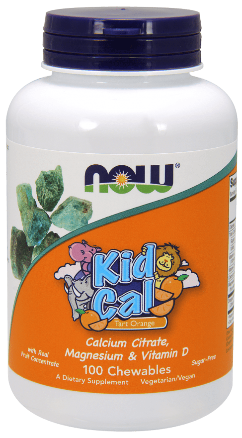 Вітаміни для дітей NOW Foods Kid Cal 100 Chewables,  ml, Now. Vitamins and minerals. General Health Immunity enhancement 