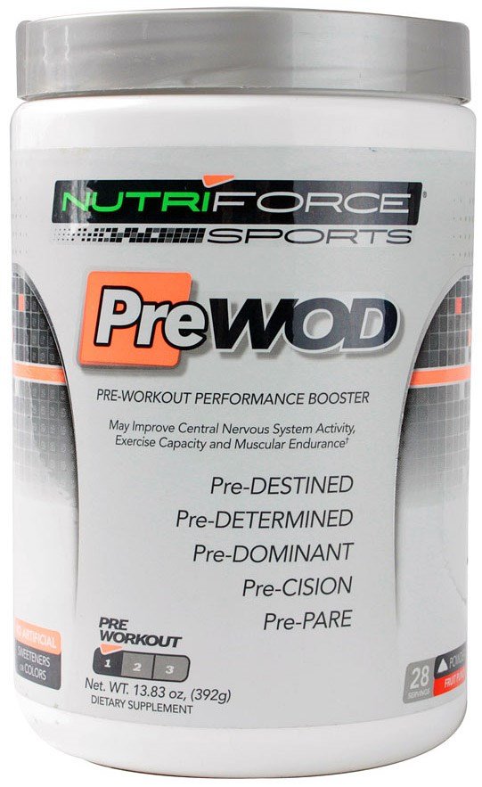 PreWOD, 392 g, Nutri Force. Pre Workout. Energy & Endurance 