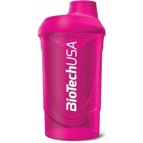 Шейкер BioTech Wave 600 мл, розовый,  ml, BioTech. Shaker. 