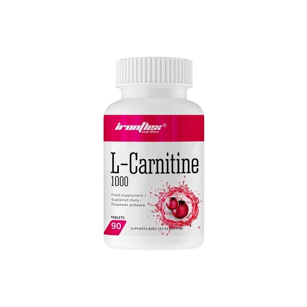 Жиросжигатель IronFlex L-Carnitine 1000, 90 таблеток,  ml, IronFlex. Fat Burner. Weight Loss Fat burning 