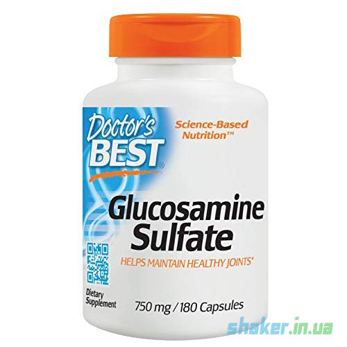 Doctor's BEST Глюкозамин сульфат Doctor's BEST Glucosamine Sulfate (180 капс) доктор бест, , 180 