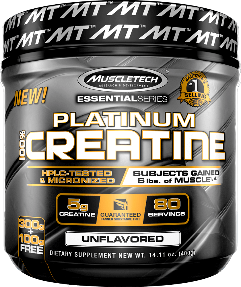 MuscleTech Platinum 100% Creatine 400g / 80 servings,  ml, MuscleTech. Сreatine. Mass Gain Energy & Endurance Strength enhancement 