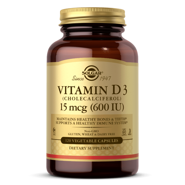 Витамин д3 Solgar Vitamin D3 600 IU (120 капс) солгар,  мл, Solgar. Витамин D. 