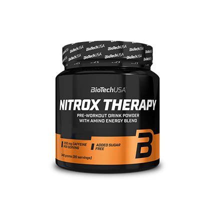 Предтренировочный комплекс BioTech Nitrox Therapy, 340 грамм Персик,  ml, BioTech. Pre Workout. Energy & Endurance 
