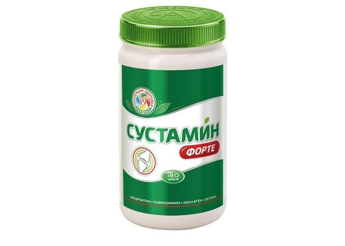 Сустамин Форте, 180 pcs, Academy-T. Glucosamine Chondroitin. General Health Ligament and Joint strengthening 